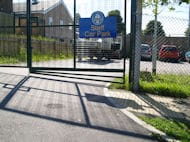 Steel gate modification and extension
